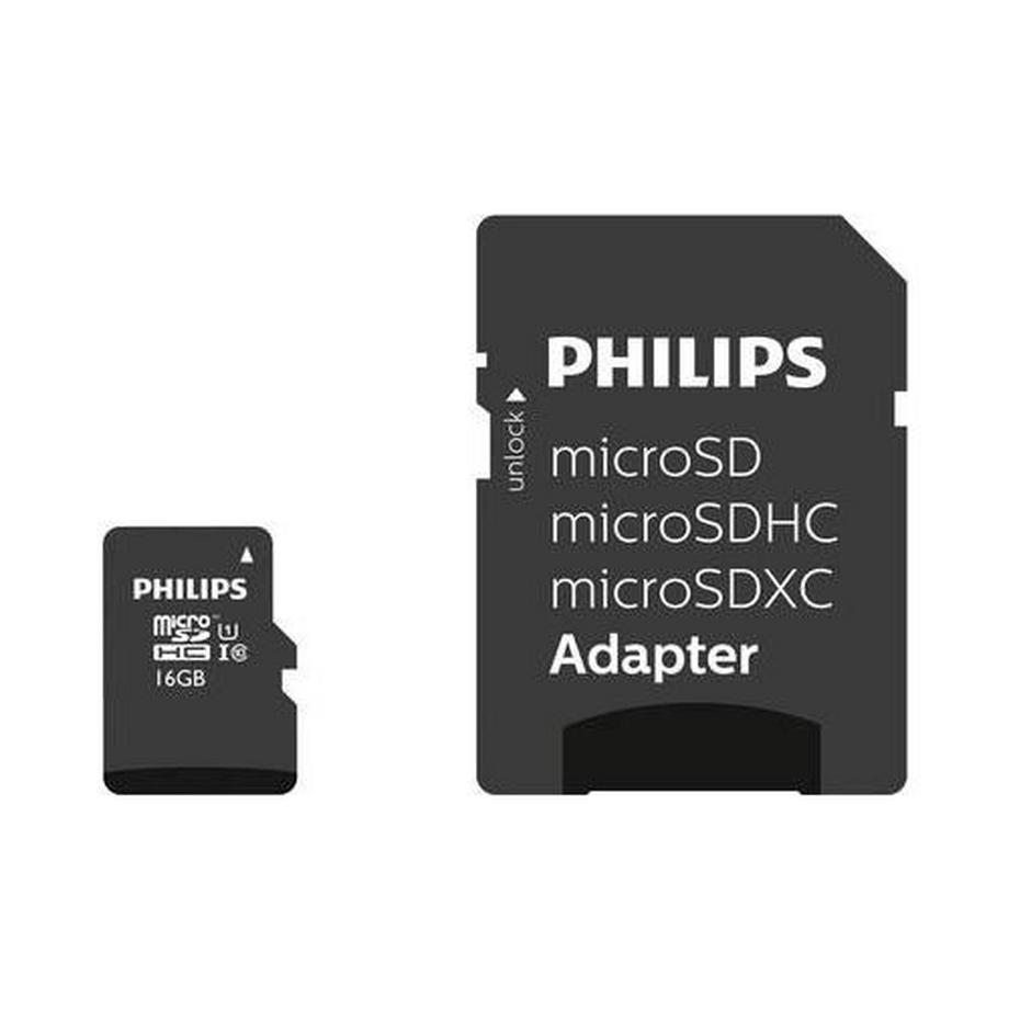 Class 10 Micro SDHC UHS-I 32 GB Speicherkarte mit Micro SD Adapter Schwarz