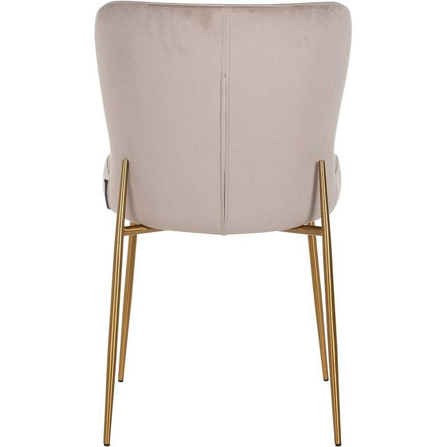 mutoni Stuhl Odessa khaki gold gebürstet  