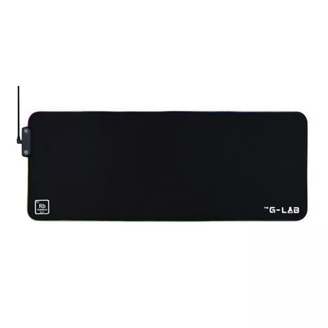 The G-Lab - RGB Gaming Mauspad XXL  Pad Rubidium Schwarz