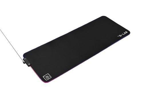 The G-Lab  Pad Rubidium Tappetino per mouse per gioco da computer Nero 