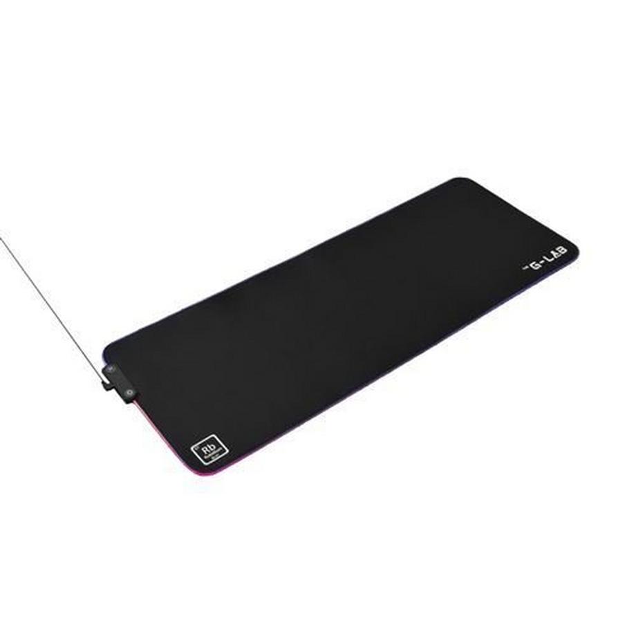 The G-Lab  Tapis de souris Gaming RVB XXL The G-Lab Pad Rubidium Noir 
