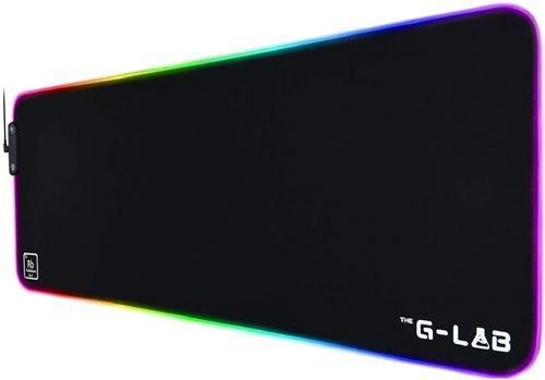 The G-Lab  RGB Gaming Mauspad XXL The G-Lab Pad Rubidium Schwarz 