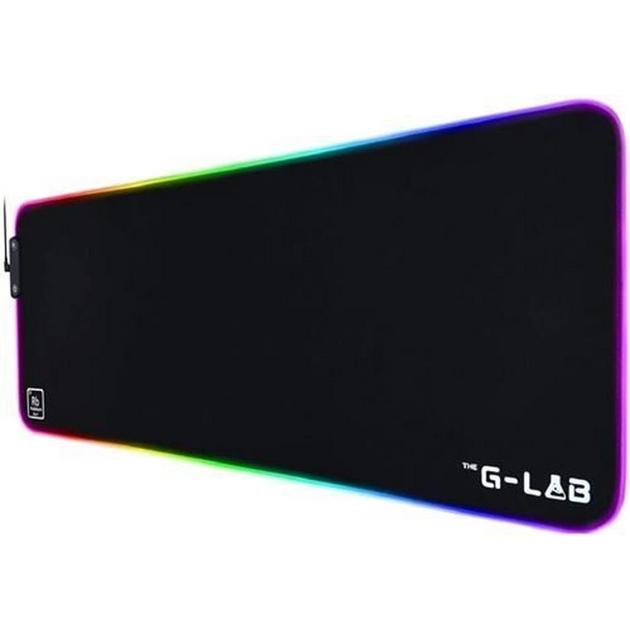 The G-Lab  Tapis de souris Gaming RVB XXL The G-Lab Pad Rubidium Noir 