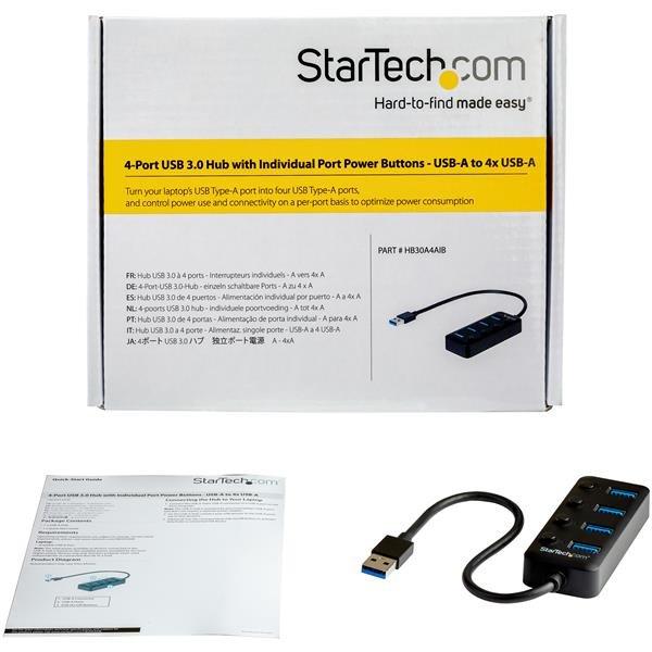 STARTECH  4-PORT USB 3.0 HUB 