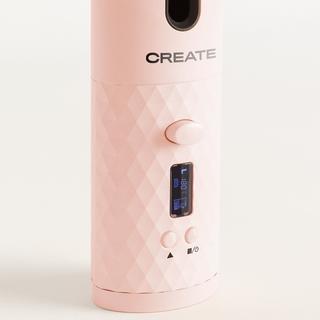 CREATE  KURLINE TOURMALINE - Fer à friser sans fil portable USB, rose 