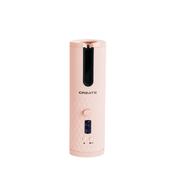 KURLINE TOURMALINE - Ferro arricciacapelli wireless portatile USB, rosa