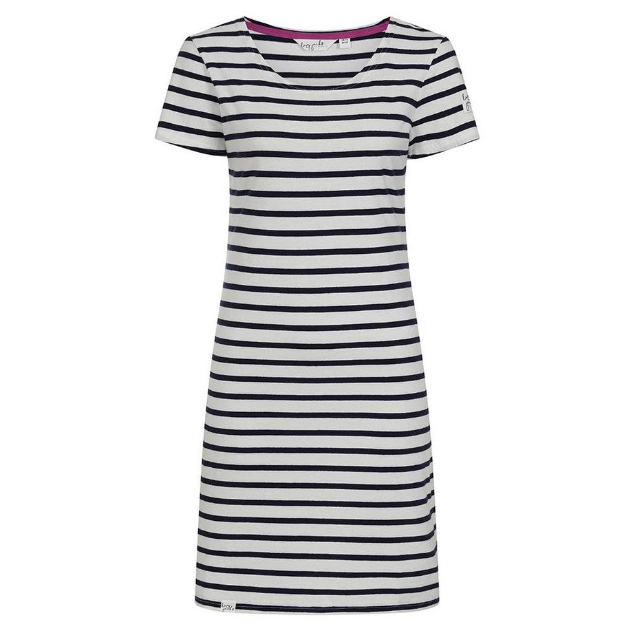 Lazy Jacks Robe T-Shirt Rayée  