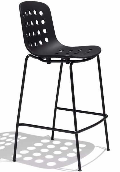 Image of Garten Barhocker Holi niedrig Schwarz Garten Barhocker Holi niedrig Schwarz