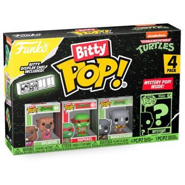 Bitty Pop! Splinter, Raphael, Rocksteady und Mystery (4Teile)