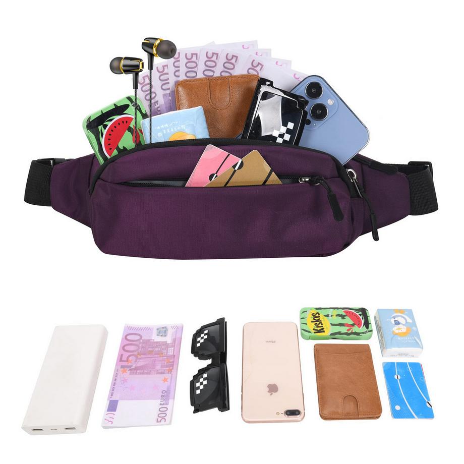 Only-bags.store Sac Banane avec Ceinture Allongée Sac Bandoulière Moderne  