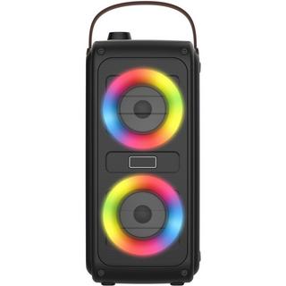 DENVER  Tragbarer Bluetooth-Lautsprecher mit Akku und Lichteffekt 