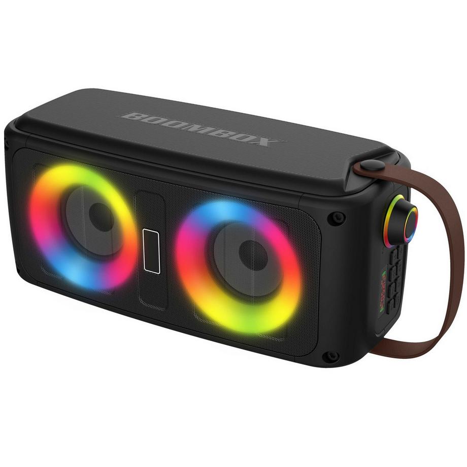 DENVER  Enceinte Bluetooth portable Batterie et effet lumineux 