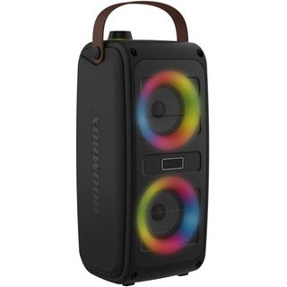 DENVER  Tragbarer Bluetooth-Lautsprecher mit Akku und Lichteffekt 