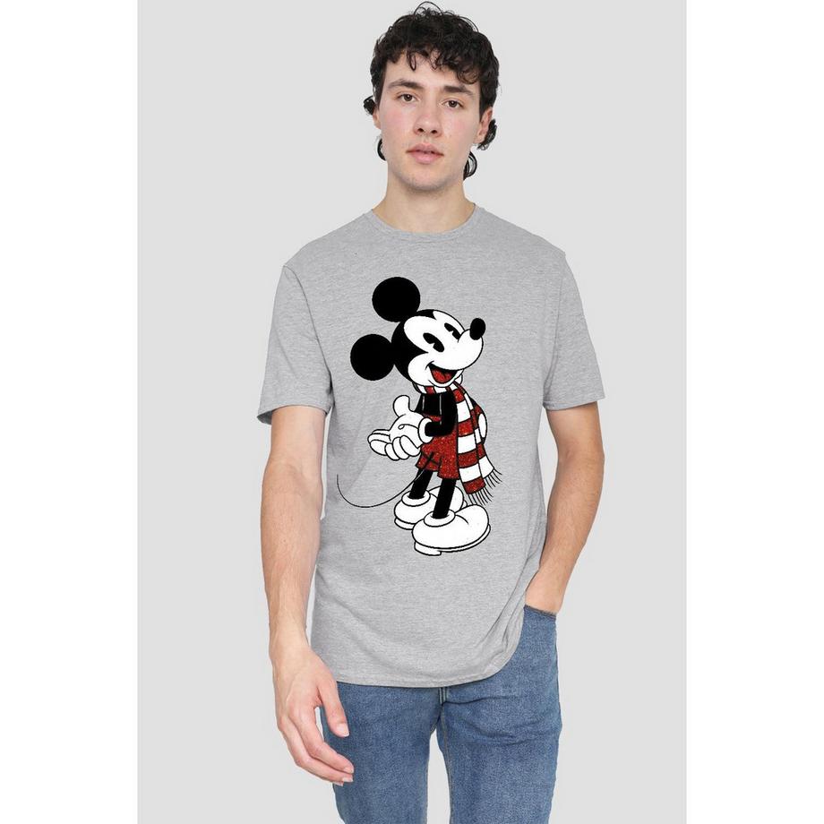 Disney Mickey Mouse Weihnachtliches Design T-Shirt  