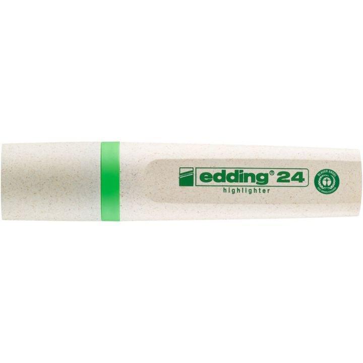 Edding  Edding 24 EcoLine marqueur 1 pièce(s) Pointe biseautée Vert clair 