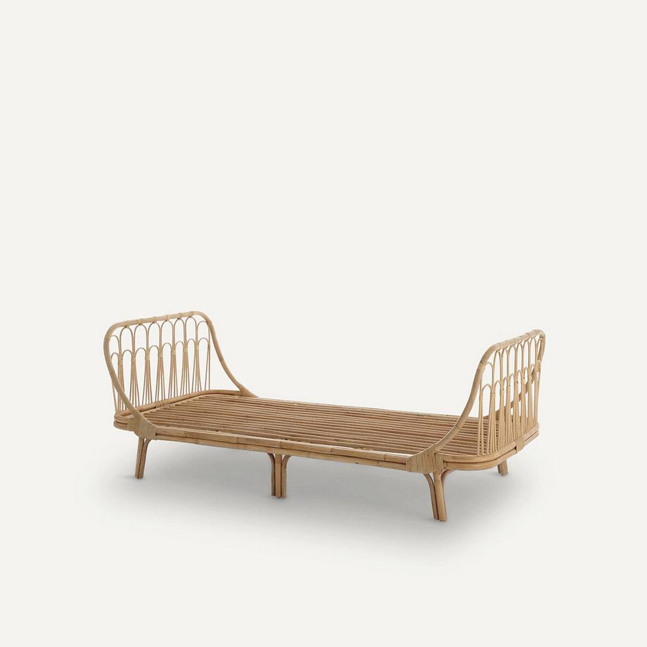 AM.PM Lit enfant en rotin avec sommier  