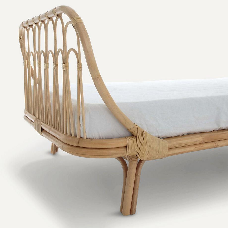 AM.PM Lit enfant en rotin avec sommier  