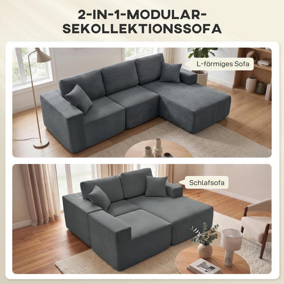 HOMCOM Ecksofa  
