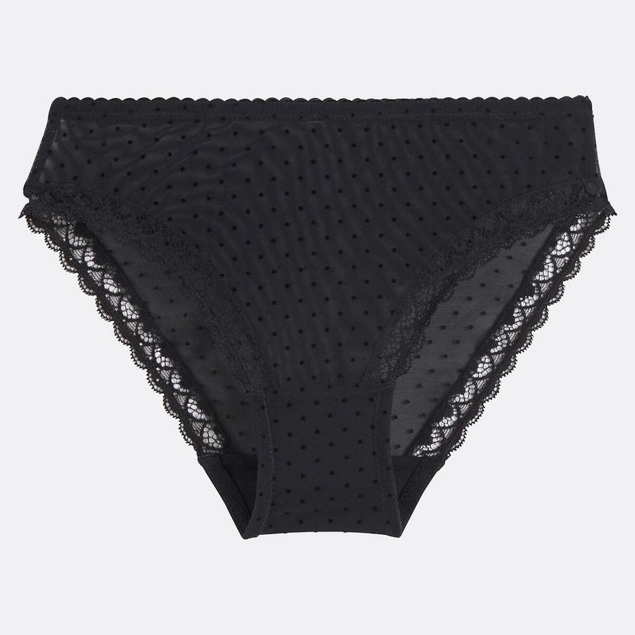 La Redoute Collections Alix Slip in Tulle con Motivo Floccato  