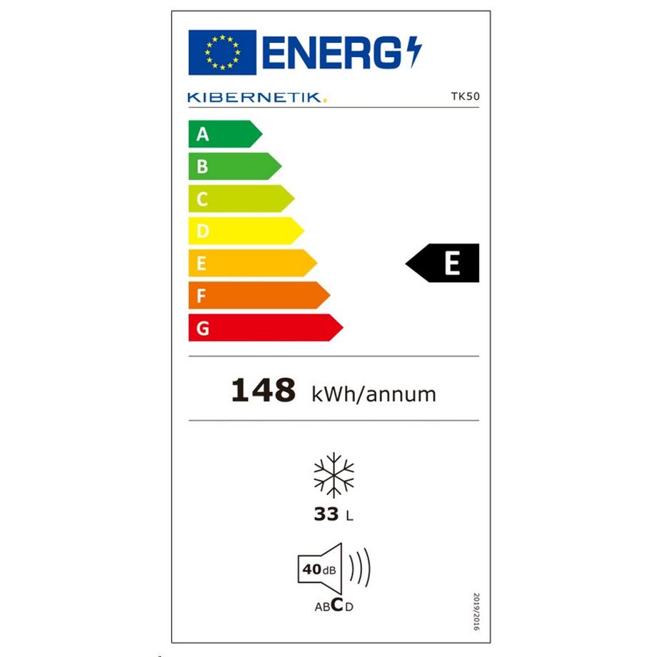 Kibernetik Kibernetik TK50 Congelatore verticale Libera installazione E  
