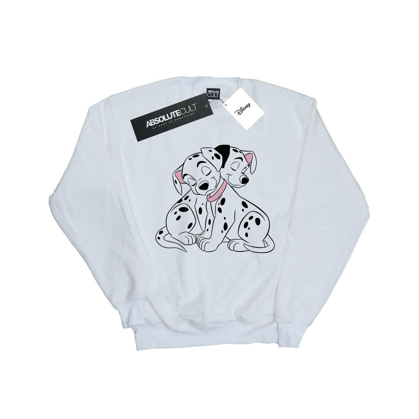 Image of 101 Dalmatians Puppy Love Sweatshirt Damen Weiss M