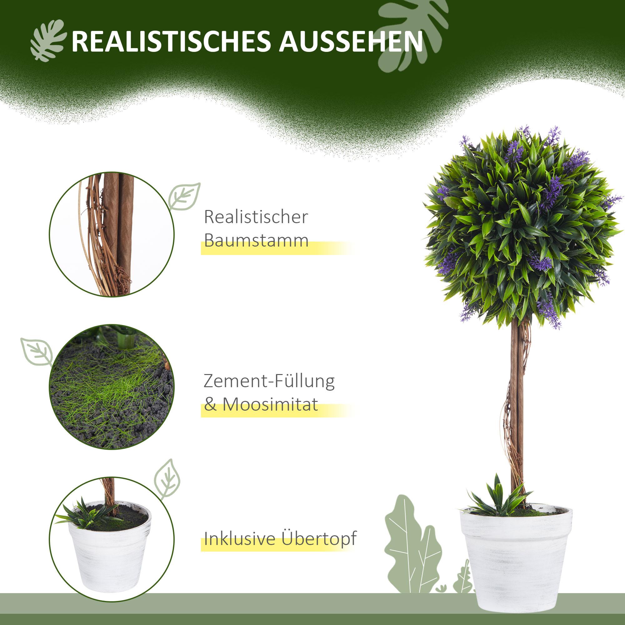 HOMCOM Plantes artificielles  