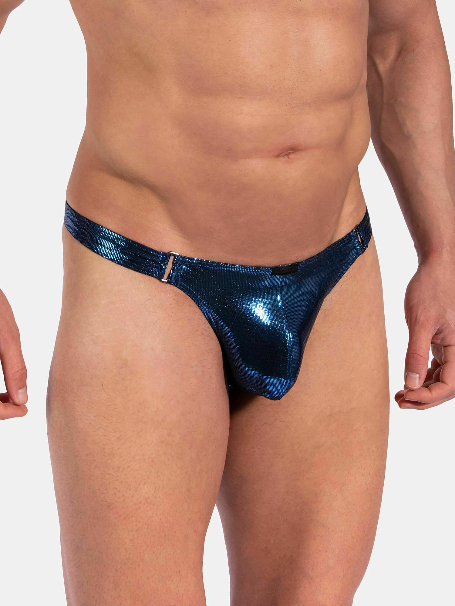 Image of String Tower Badeanzug Beachclub Unisex Blau S