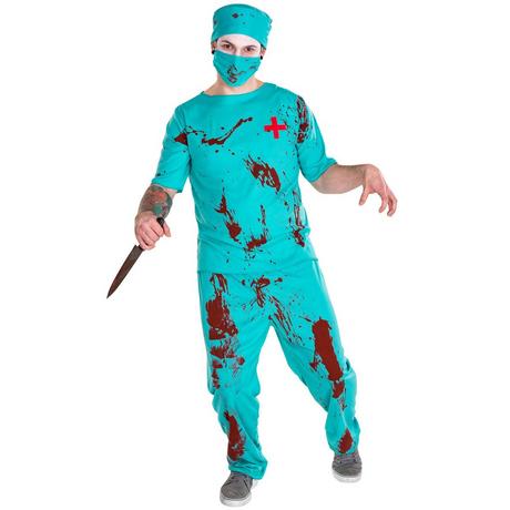 Tectake  Costume da uomo - Dottore zombie 