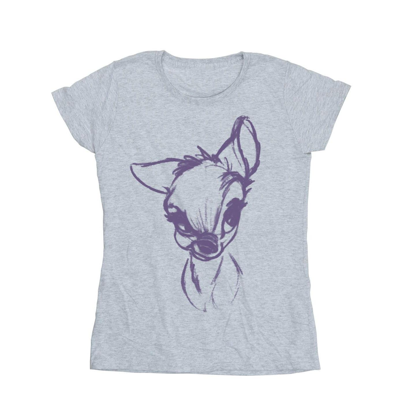 Image of Bambi Mood Tshirt Damen Grau XXL