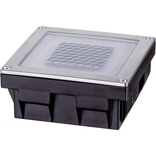 Paulmann Cube Lampada solare da incasso 0.24 W Bianco caldo acciaio inox, Trasparente  