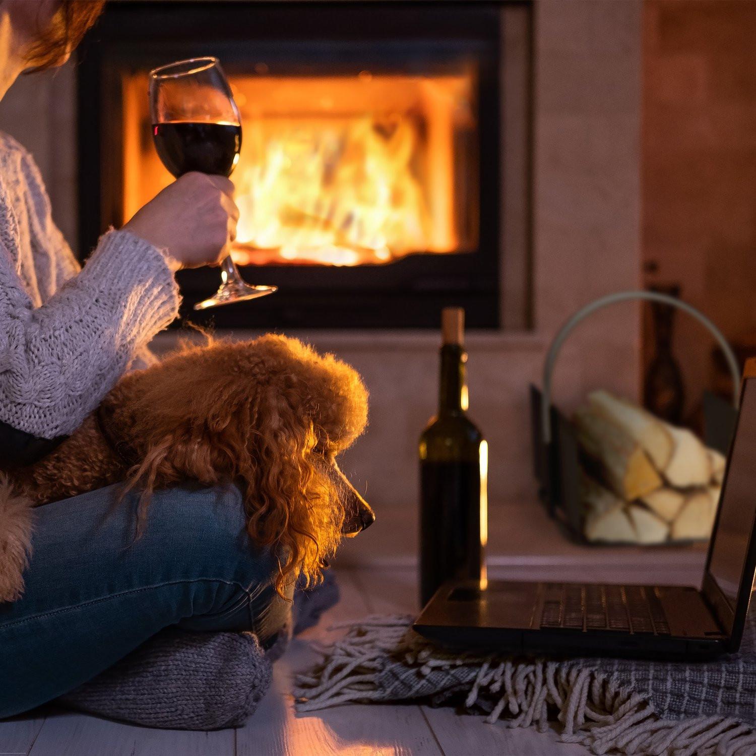 Northio Cesto porta legna nero  