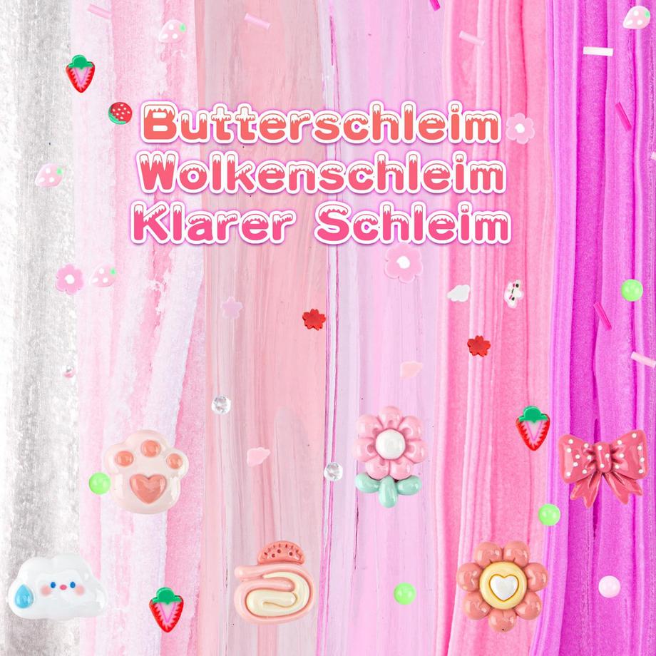 Activity-board  Gradient  Slime Set enthält Fluffy Cloud Cloud Slime, Clear Slime & Butter Slime, Slime Kinder Party Geschenk 