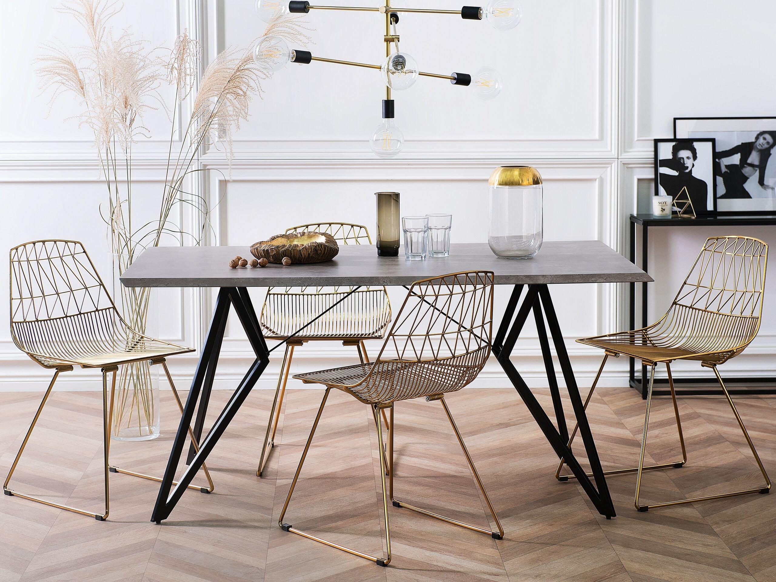 Beliani Table de repas en MDF Moderne BUSCOT  