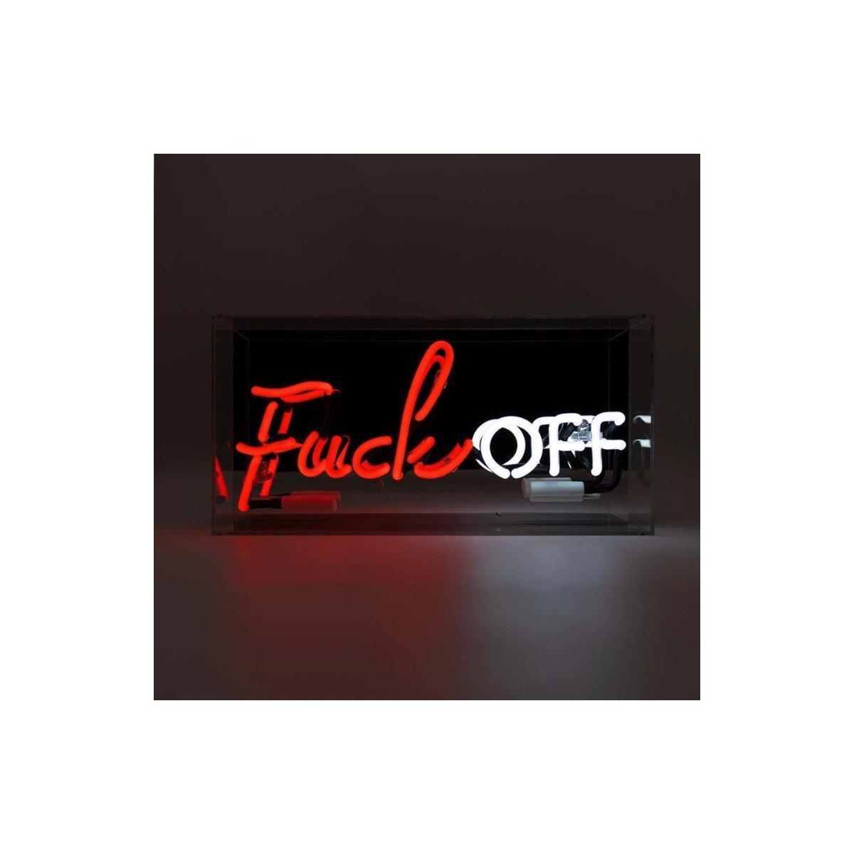 Locomocean Acryl-Box Neon - F*ck Off  