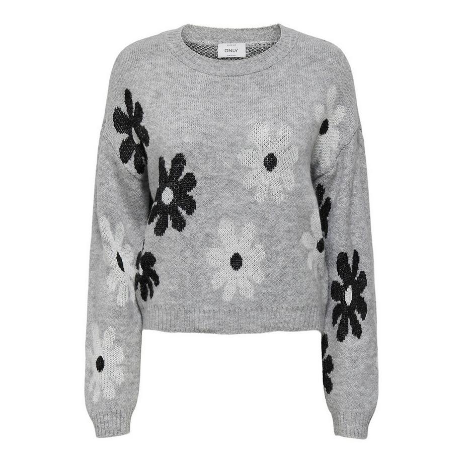 ONLY Pullover a maniche lunghe con stampa floreale  