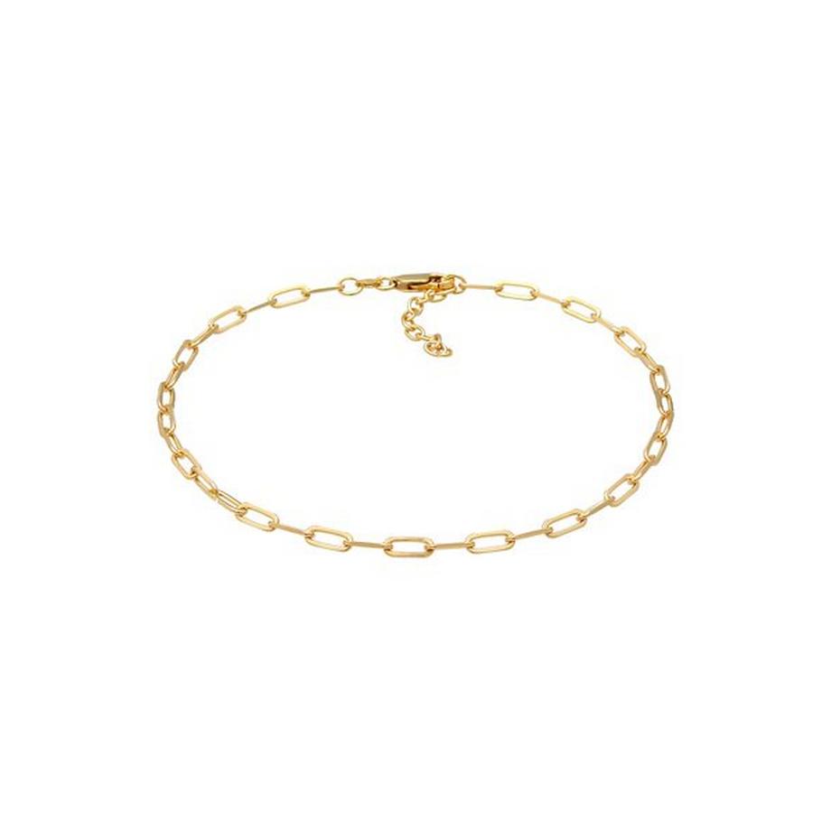 Bracelet de Cheville Collier À Maillons Pour Femmes Oval Basic