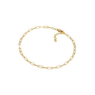Elli  Fußschmuck Glieder Oval Basic Chain Optik 
