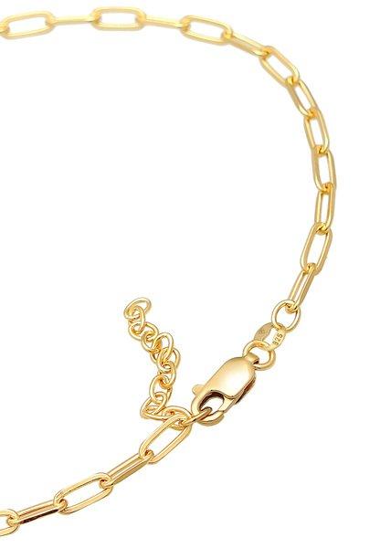 Elli  Fußschmuck Glieder Oval Basic Chain Optik 