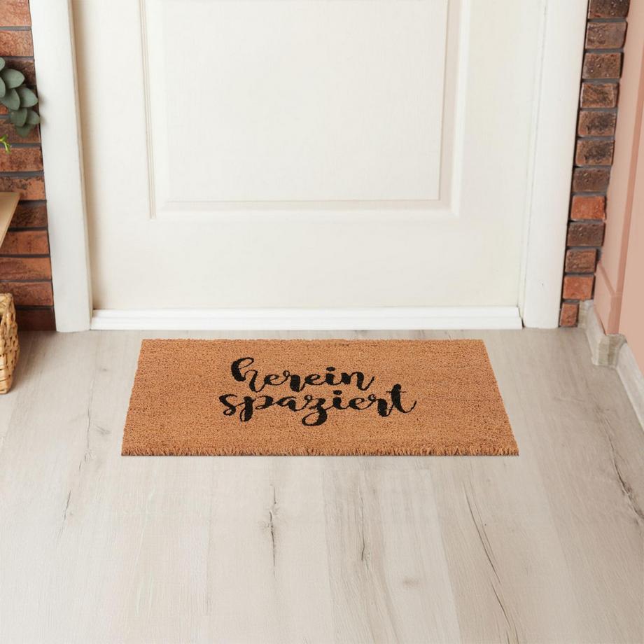 B2X Fußmatte in Kokos Hereinspaziert  