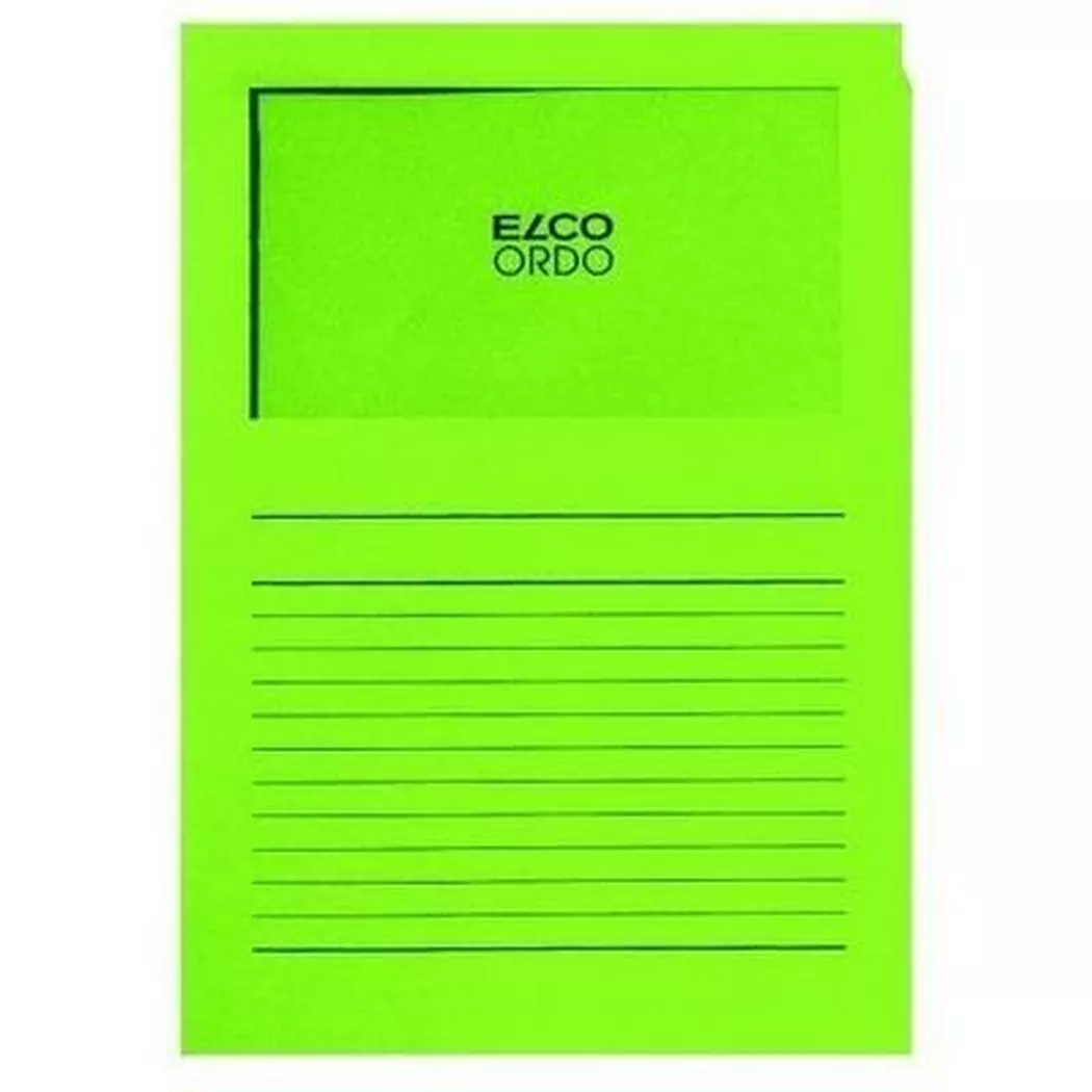 ELCO Organisationsmappe Ordo A4 29489.62 classico, grün 100 Stück