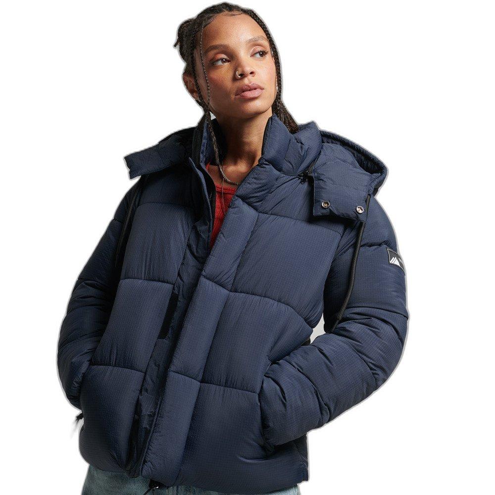 Superdry  daunenjacke mit kapuze, ripstop 