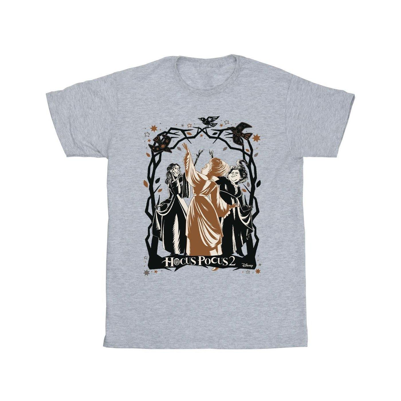 Image of Hocus Pocus Birds Tshirt Unisex Grau 104