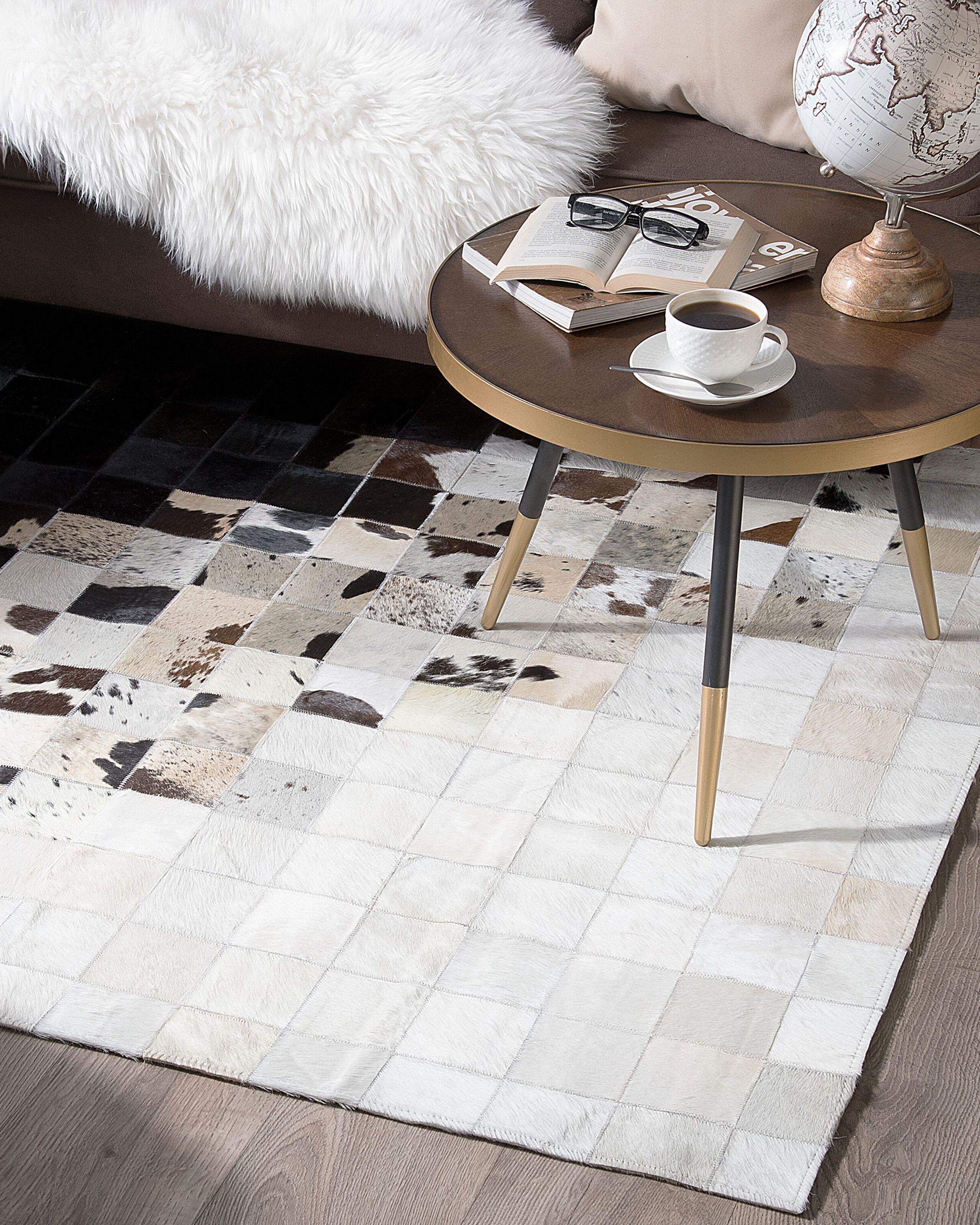 Beliani Tapis en Peau de vache Moderne KEMAH  