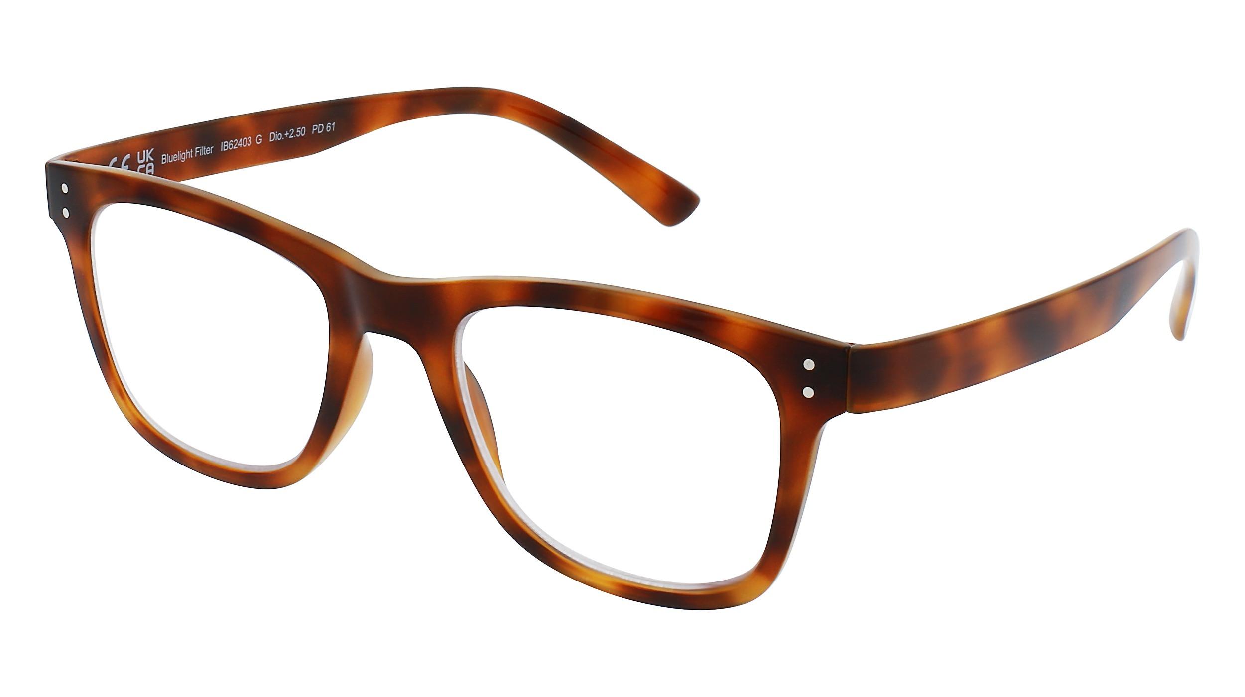 INVU Computerbrille Blaulichtfilter Gläser mit Etui  