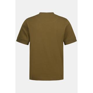 JP1880  T-shirt avec flocage, manches courtes avec bord-côte - jusqu'au 8 XL 