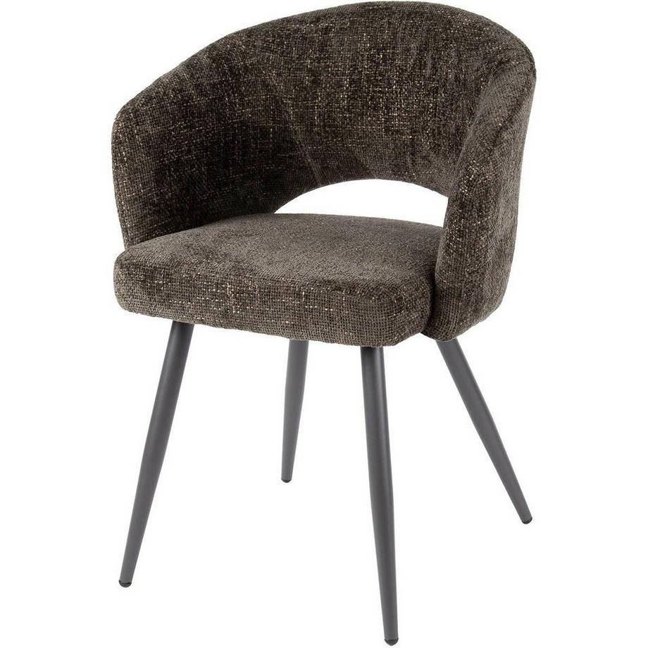 Fauteuil Salon Tissee cargo marron