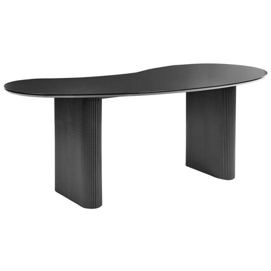 Beliani Tavolo da pranzo en Fibra a media densità (MDF)  PEERY  