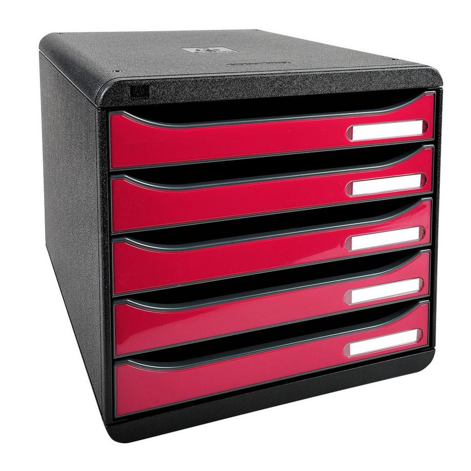 Exacompta Schubladenbox Big Box Plus, 5 offene Schubladen, Iderama  