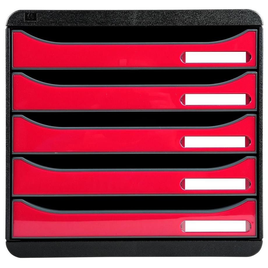 Exacompta Schubladenbox Big Box Plus, 5 offene Schubladen, Iderama  