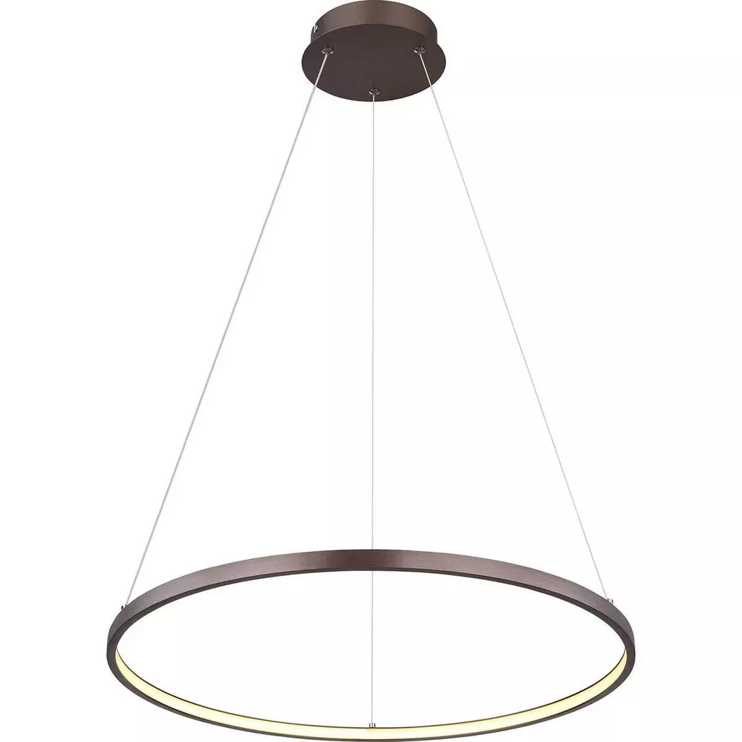 mutoni light – Hängeleuchte Ralph Metall kaffee matt LED 61, One Size